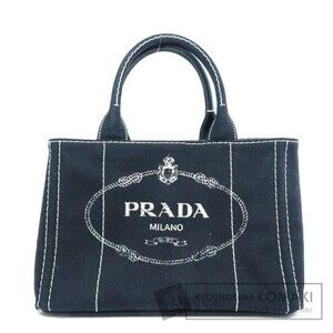 Prada Canapa Handbag Canvas